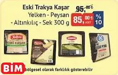 YELKEN - PEYSAN - ALTINKILIÇ - SEK ESKİ TRAKYA KAŞAR